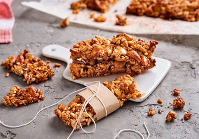 Como fazer barras de Cereais 10 barras de cereais