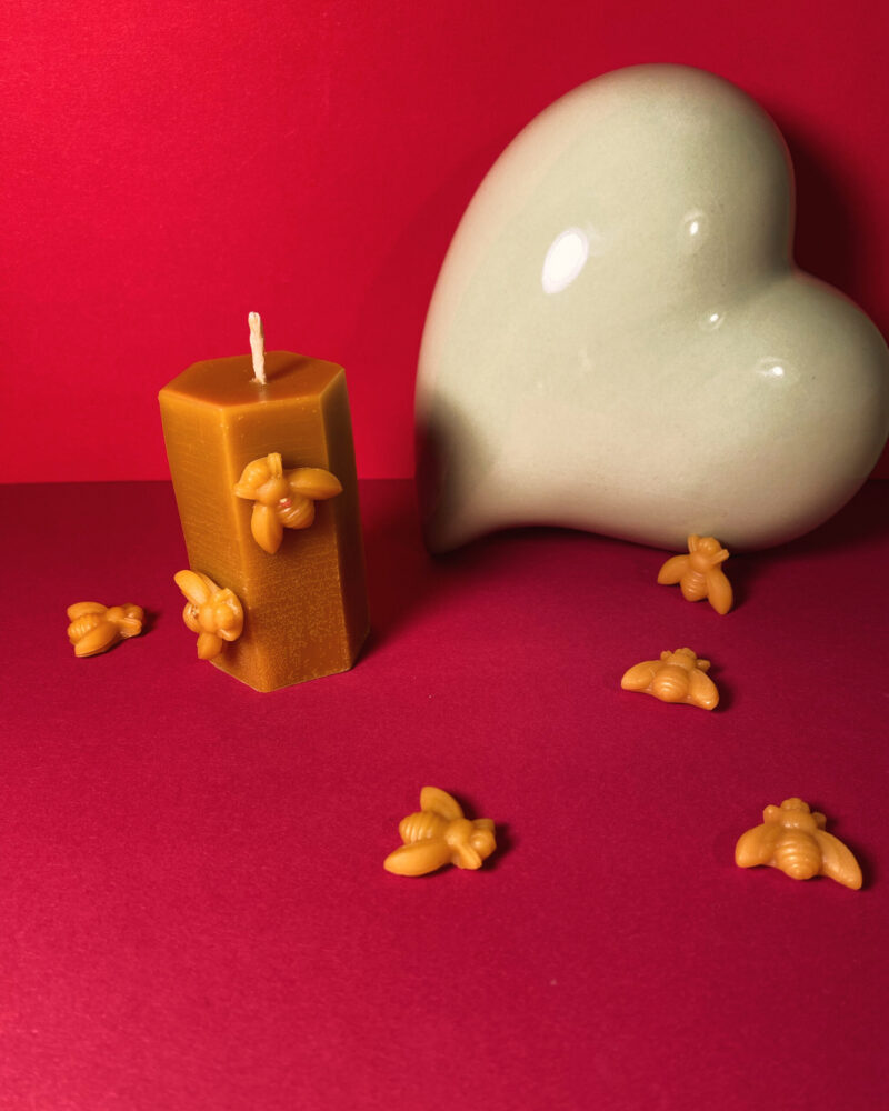 Amor de Abelha vela de cera de abelha